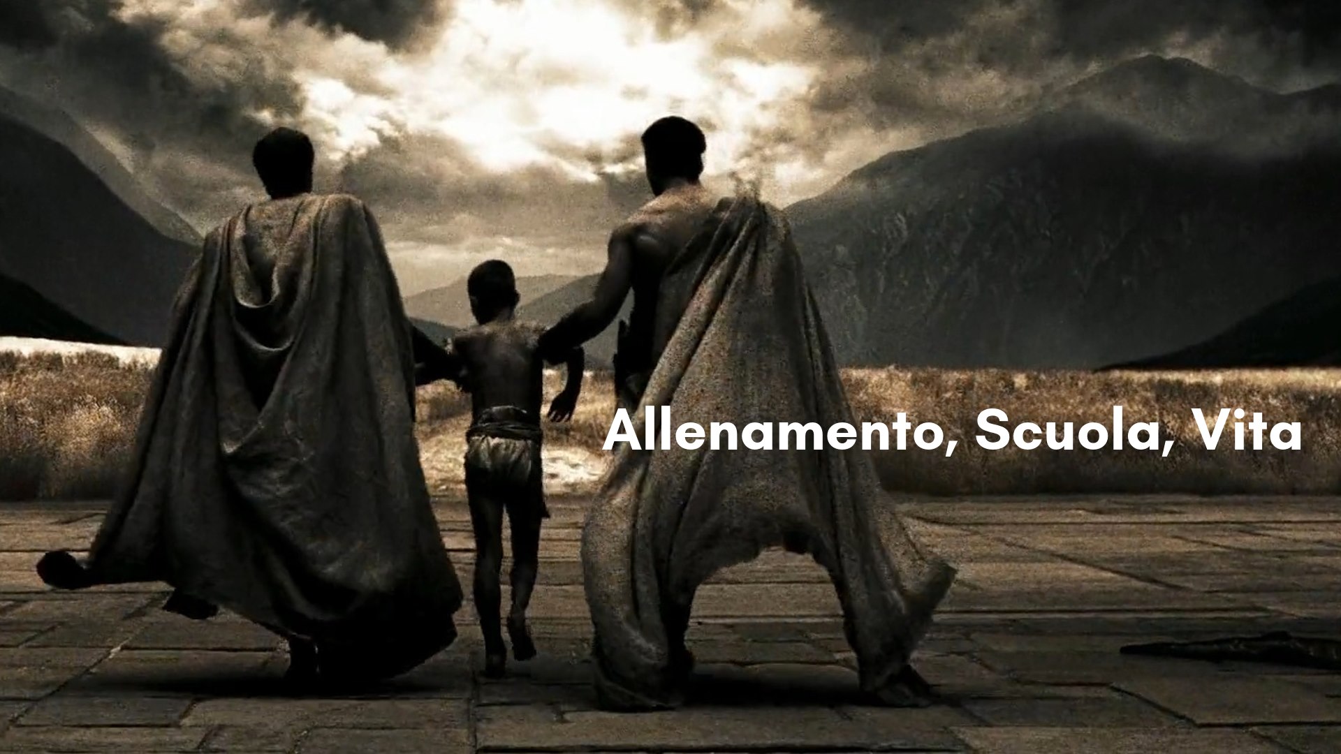 Allenamento, scuola, vita