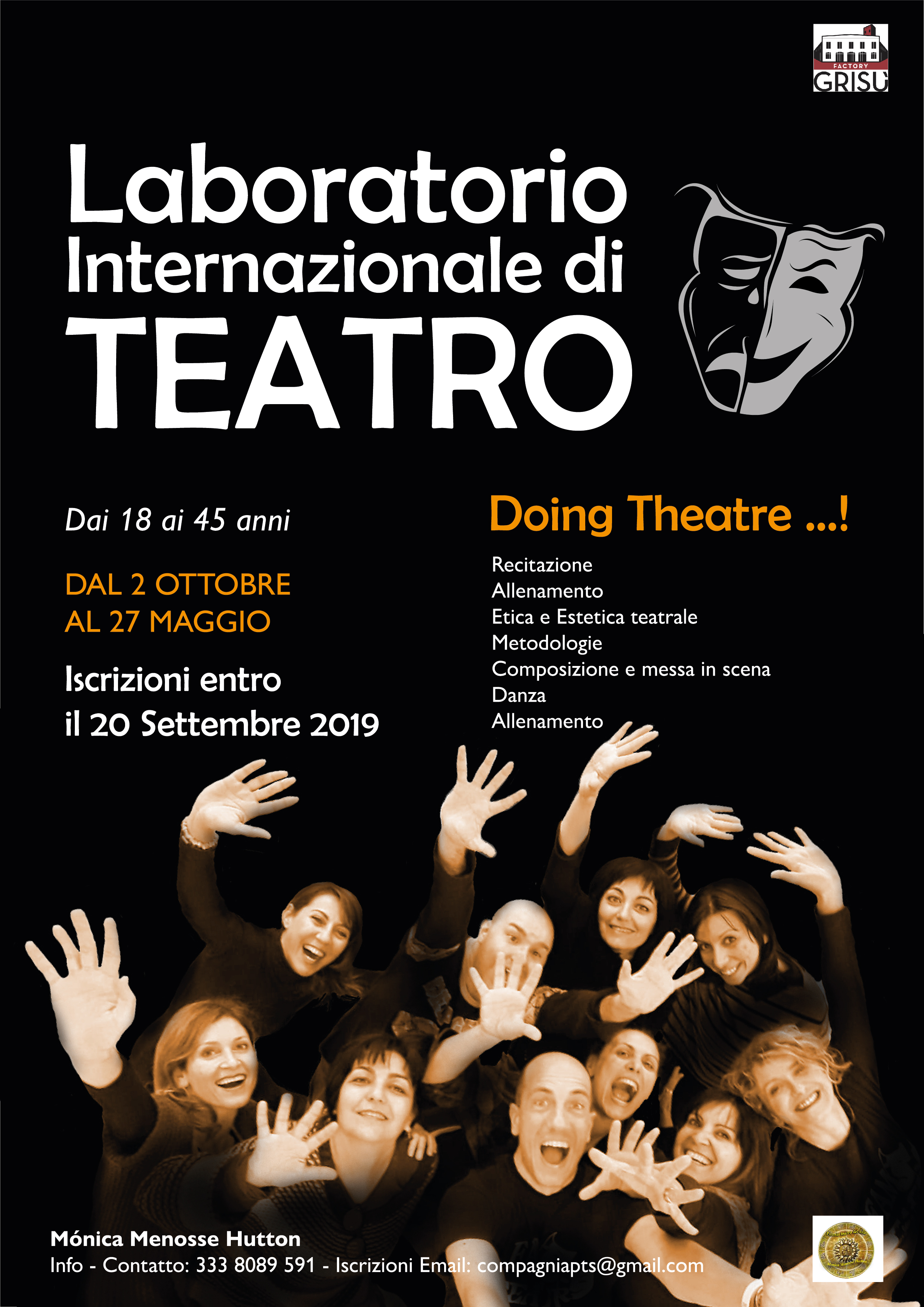 DOING THEATRE - Laboratorio Internazionale di Teatro dai 18 ai 45 anni