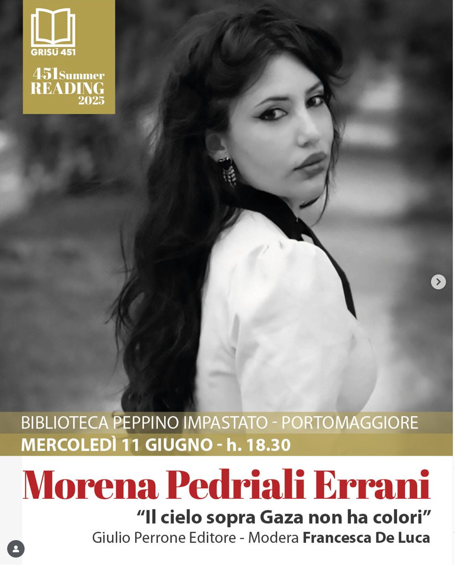 morena pedriali errani