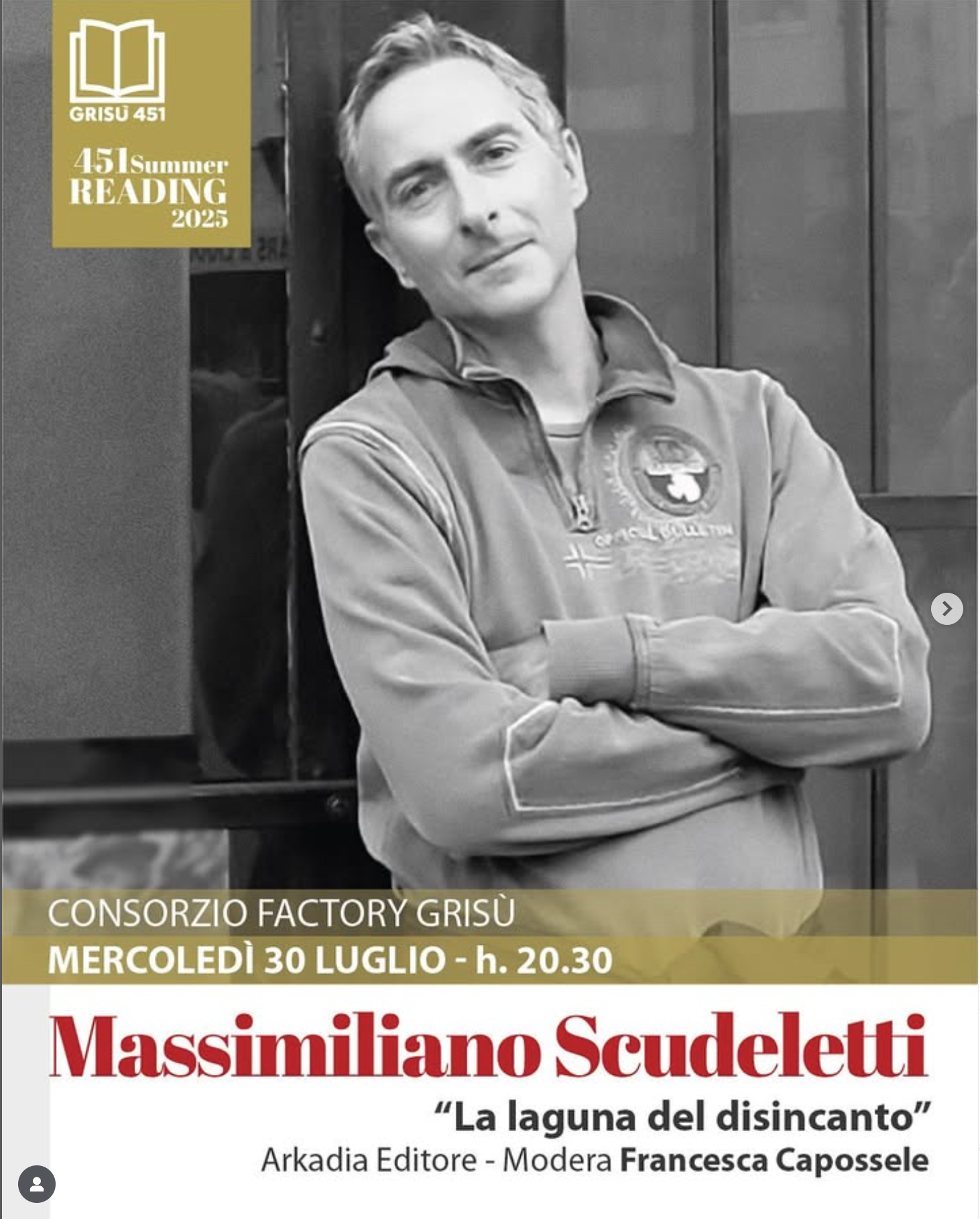 Massimiliano Scudeletti “La laguna del disincanto”