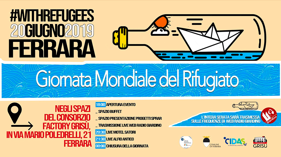 Giornata Mondiale del Rifugiato a Ferrara