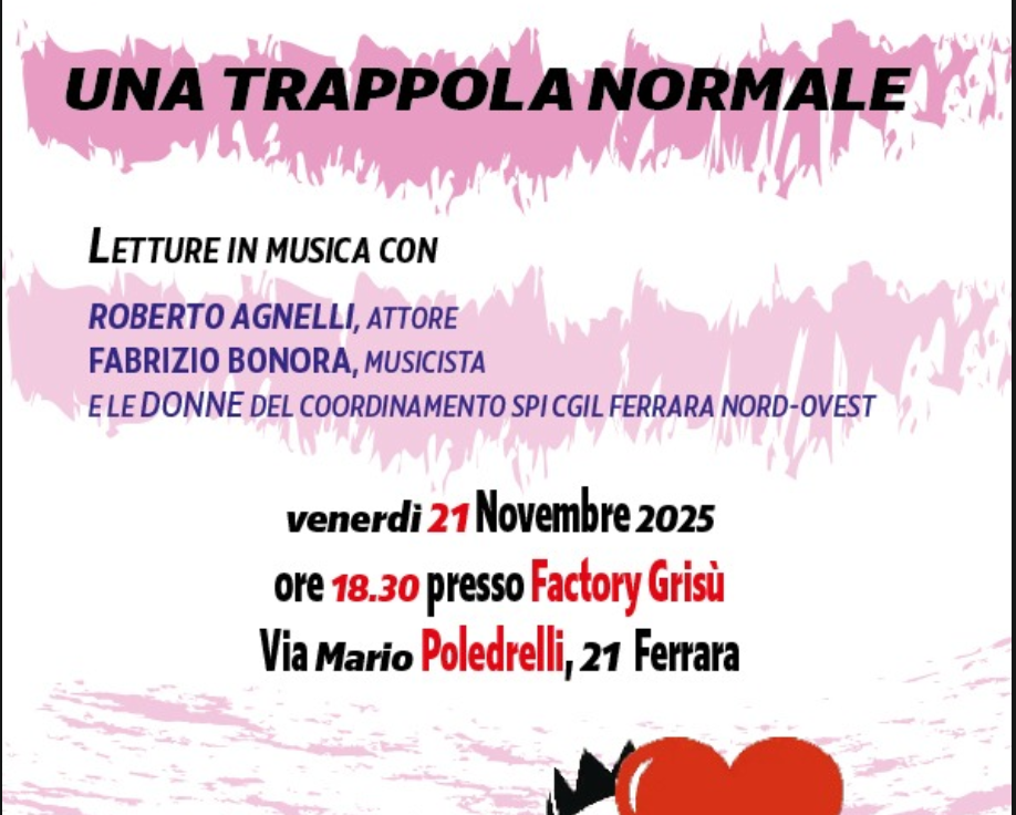 Una trappola normale - letture in musica contro la violenza di genere