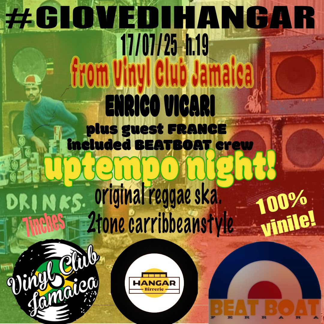 #GIOVEDìHANGAR - Enrico Vicari UP TEMPO NIGHT